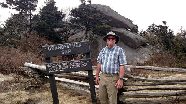 Dennis at Grandfather Gap